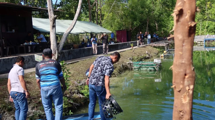 Wing Udara 3 Aktifkan Kembali Kolam Pancing Rajawali Laut Tangguh Samau Biak