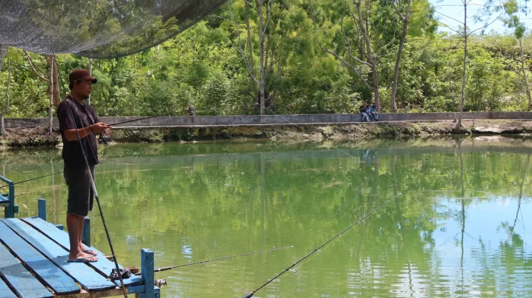 Wing Udara 3 Aktifkan Kembali Kolam Pancing Rajawali Laut Tangguh Samau Biak