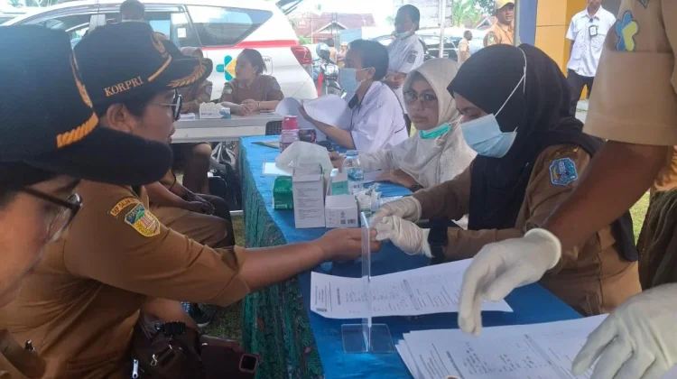 Dinas Kesehatan Biak Numfor Lakukan Cek Kesehatan Gratis Bagi ASN