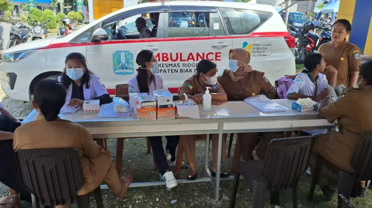 Dinas Kesehatan Biak Numfor Lakukan Cek Kesehatan Gratis Bagi ASN