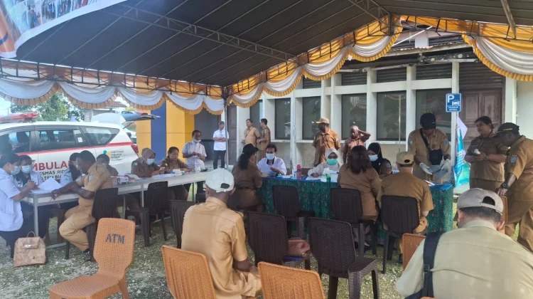 Dinas Kesehatan Biak Numfor Lakukan Cek Kesehatan Gratis Bagi ASN