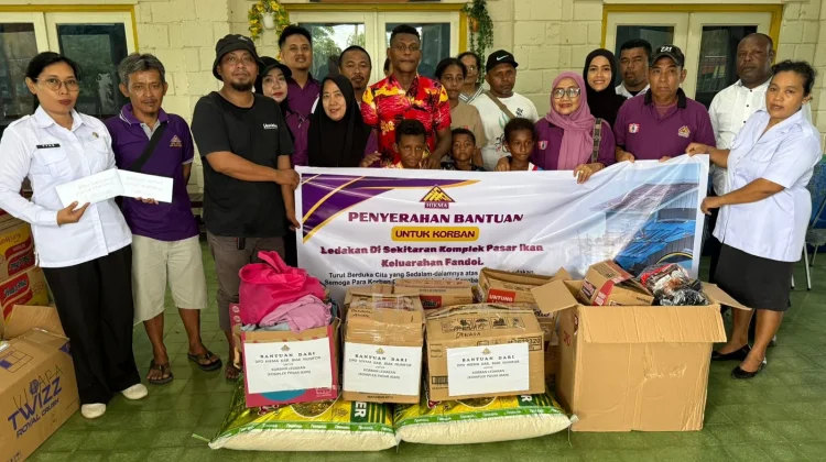 HIKMA Biak Numfor Salurkan Bantuan bagi Korban Ledakan Bom Sisa Perang Dunia II