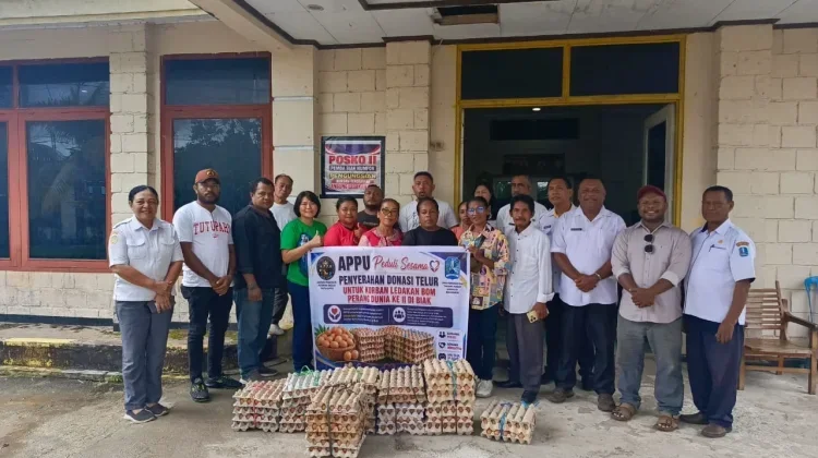 Telur Lokal Biak Disalurkan untuk Bantuan Gizi Para Korban Ledakan Dugaan Bom