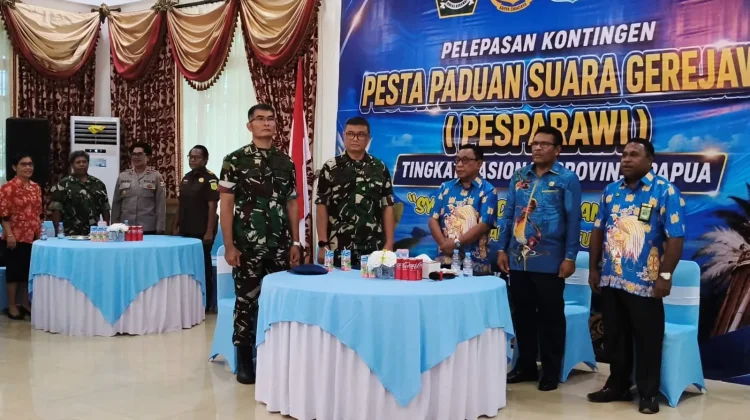 Ketum LPPD Biak Optimis Kontingen Pesparawi Biak Berprestasi