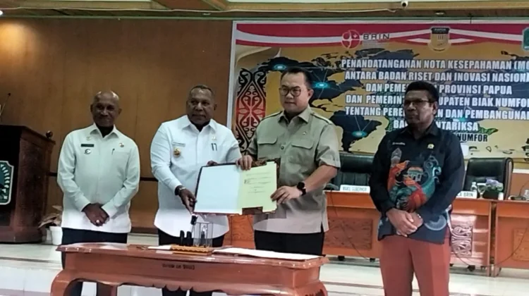 Sah,MoU Perencanaan dan Pembangunan Bandar Antariksa  di Biak  ditandatangani