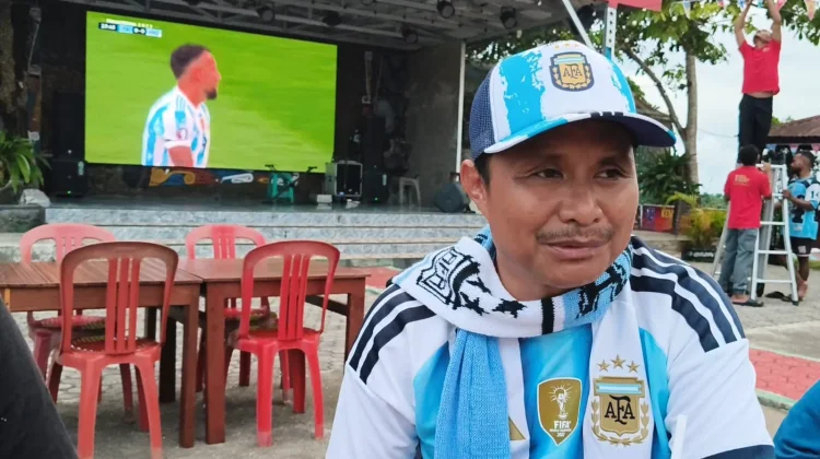 Fans Argentina Biak Setia Dukung Messi di Piala Dunia