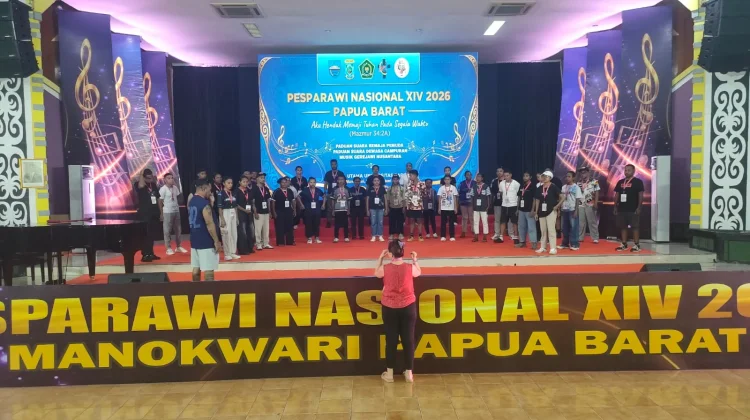 Pesparawi Nasional ke-14 Manokwari Ajak Kontingen Memuliakan Tuhan