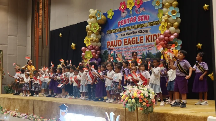 Sebanyak 33 Murid Kelas TK B PAUD Eagle Kids Biak Siap Melangkah ke Jenjang SD