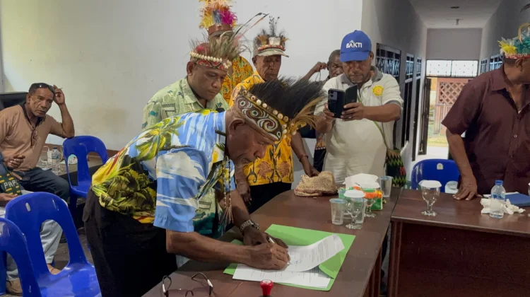 Masyarakat Adat Supfyor Bar-Napa Sampaikan 6 Poin Pembangunan Bandar Antariksa