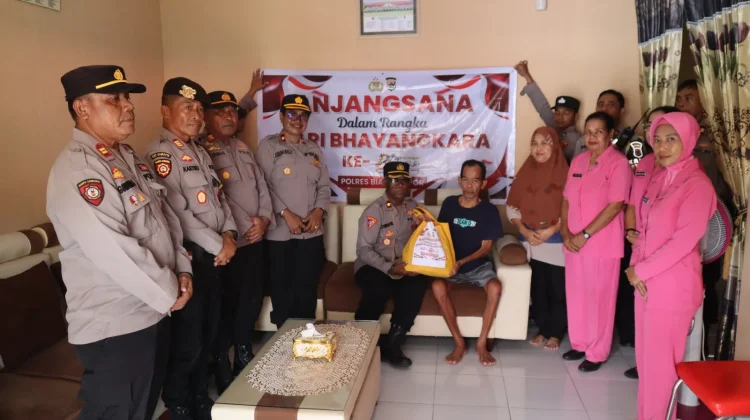 Sambut HUT Bhayangkara ke-80, Polres Biak Numfor Laksanakan Anjangsana