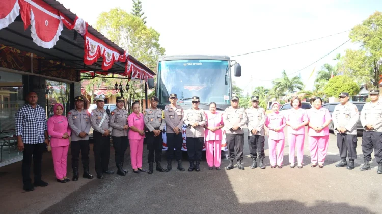 Sambut HUT Bhayangkara ke-80, Polres Biak Numfor Laksanakan Anjangsana