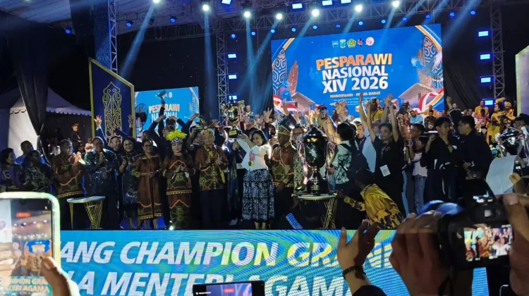 Pesparawi Nasional ke-14 Resmi Ditutup Sulut Juara Umum