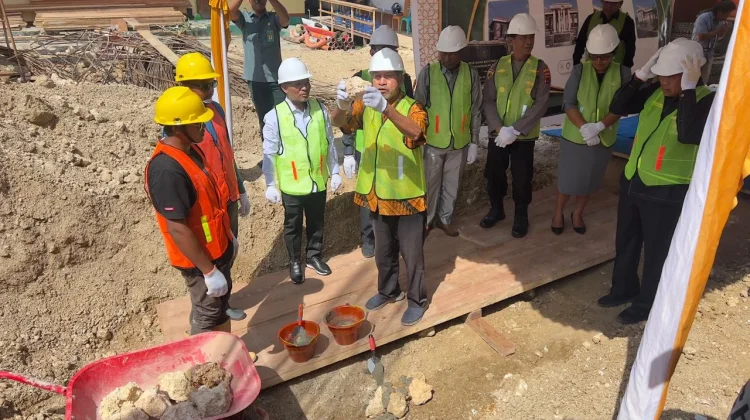 Peletakan Batu Pertama Pembangunan Renovasi Gedung Kantor Pengadilan Agama Biak