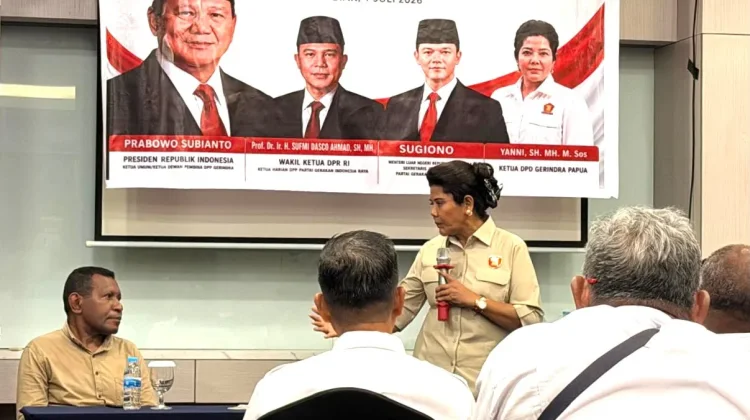 Yanni Membuka Pintu Tokoh Papua Bergabung  Gerindra Biak