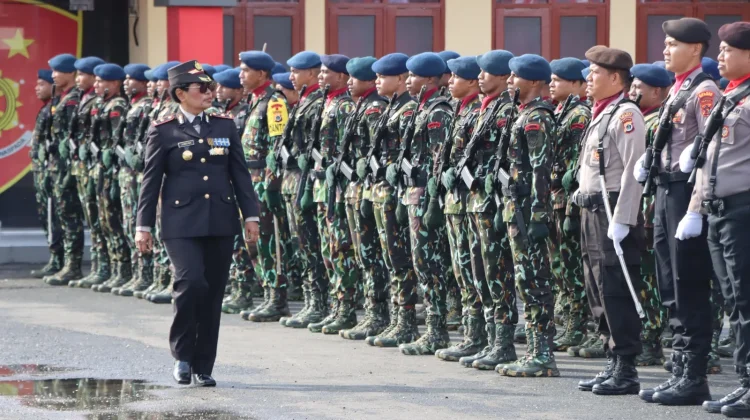 Upacara HUT Bhayangkara Polres Biak, 80 Tahun Mengabdi Polri untuk Masyarakat