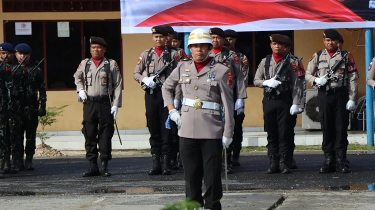 Upacara HUT Bhayangkara Polres Biak, 80 Tahun Mengabdi Polri untuk Masyarakat