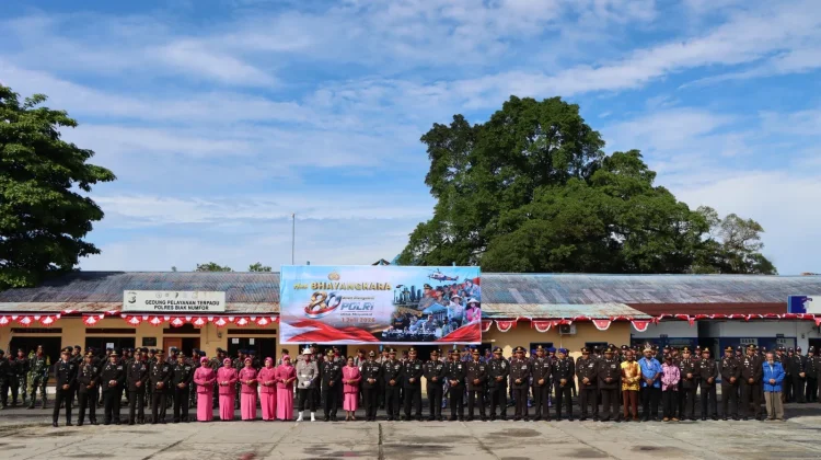 Upacara HUT Bhayangkara Polres Biak, 80 Tahun Mengabdi Polri untuk Masyarakat