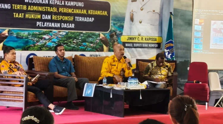 Akuntabilitas Dana Kampung Jadi Fokus Pembinaan DPMK Biak