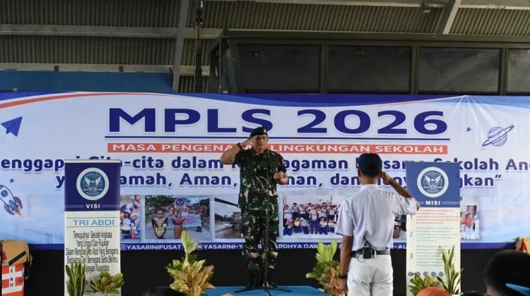 Keren,MPLS Sekolah Angkasa Lanud Manuhua Biak Tampilkan Edukasi Kedirgantaraan