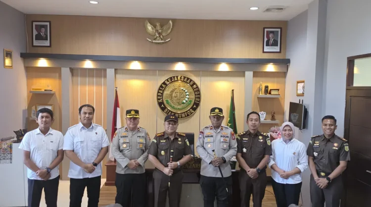Perkuat Sinergitas, Kapolres Supiori Kunjungi Kejaksaan Negeri Biak Numfor