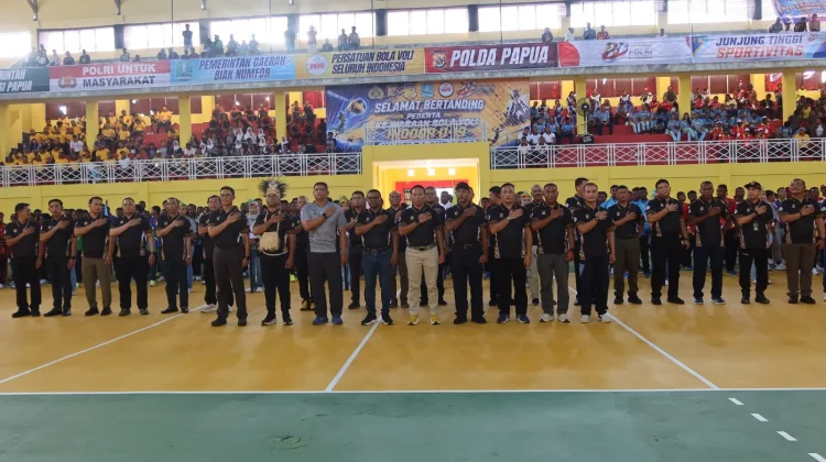 Kapolda Papua Membuka Kejuaraan Voli Indor dan Pasir U-19 Kapolda Cup 2026 di Biak