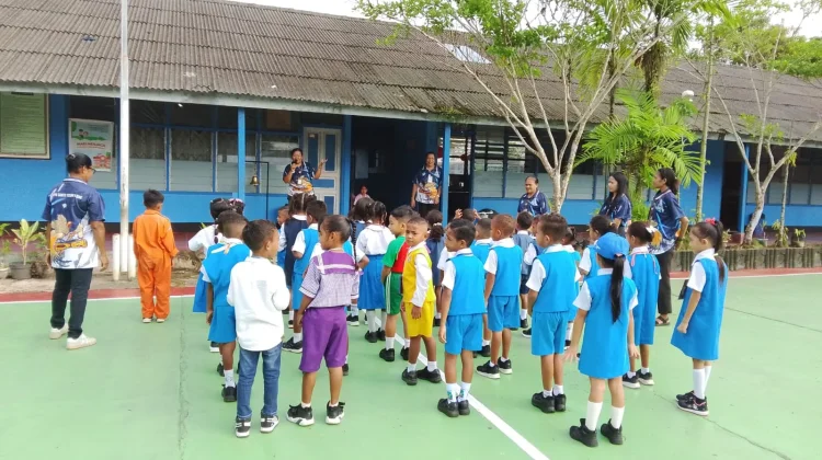 MPLS SD YPPK Santo Yoseph 1 Biak Usung Tema “Ramah, Hebat, dan Ceria” Sambut 38 Siswa Baru