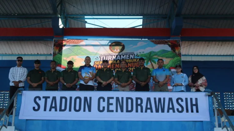 Turnamen Sepak Bola Danmenhanud Pasgat Cup 2026 Resmi Dibuka, Lahirkan Atlet Muda