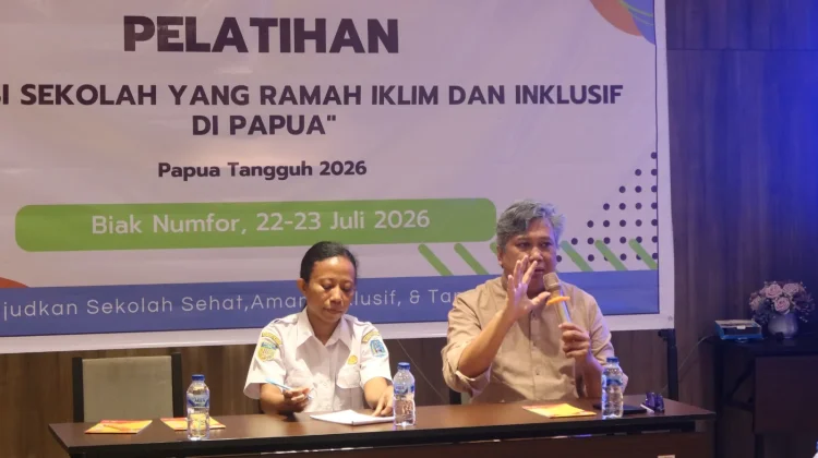 Pelatihan Sanitasi Sekolah yang Ramah Iklim, dan Inklusif Bagi SD di Biak Numfor