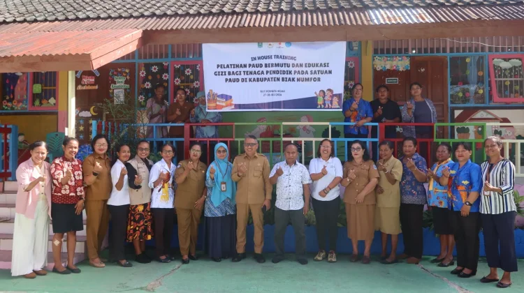 Yayasan Rumsram Biak Gelar Pelatihan PAUD Bermutu dan Edukasi Gizi