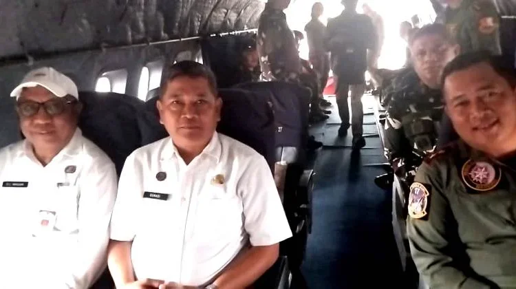 Uji Coba Pendaratan Perdana CN-235 di Bandara Numfor Berjalan Mulus