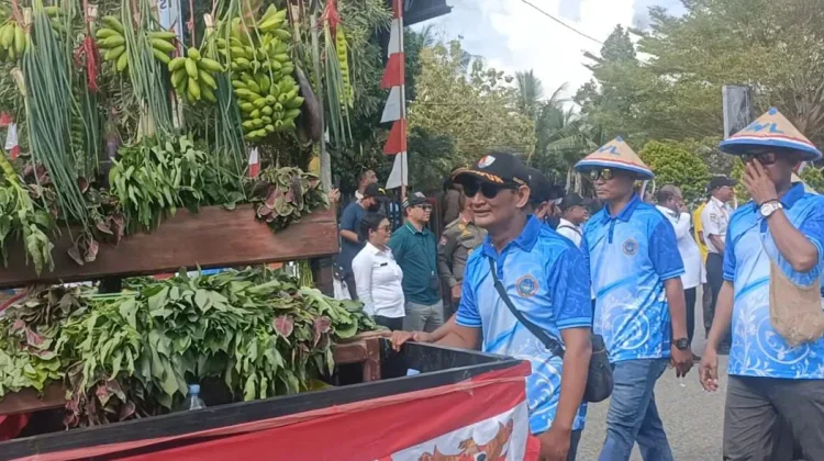 Parade Budaya Nusantara, Wajah Keberagaman di Biak Numfor Sambut HUT RI Ke-81