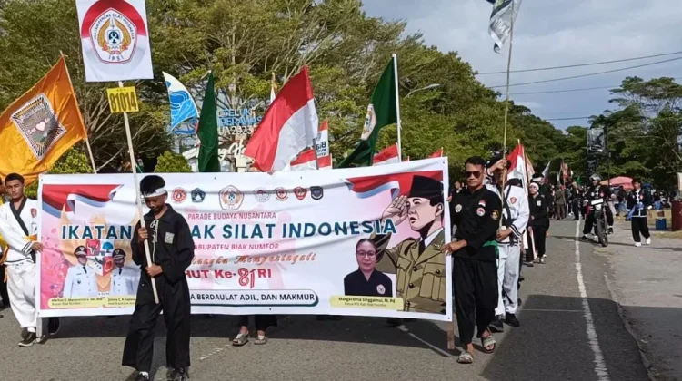 Parade Budaya Nusantara, Wajah Keberagaman di Biak Numfor Sambut HUT RI Ke-81