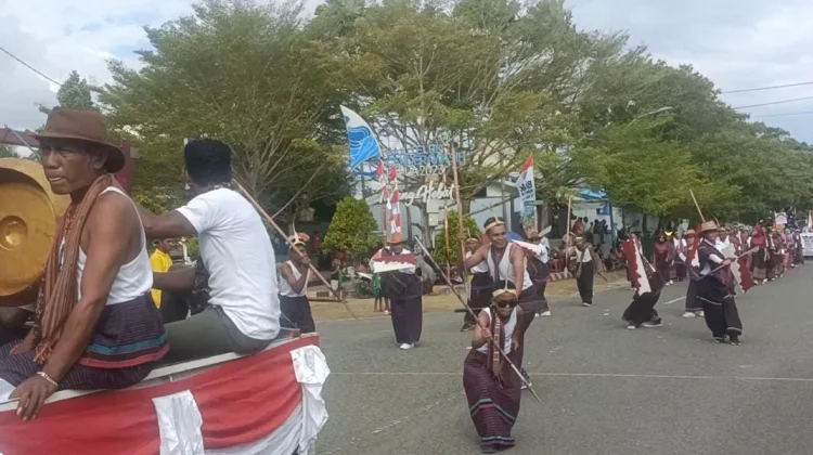 Parade Budaya Nusantara, Wajah Keberagaman di Biak Numfor Sambut HUT RI Ke-81