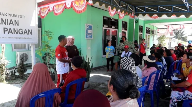 Dinas Pertanian dan Ketahanan Pangan Biak Numfor Gelar Gerakan Pangan Murah