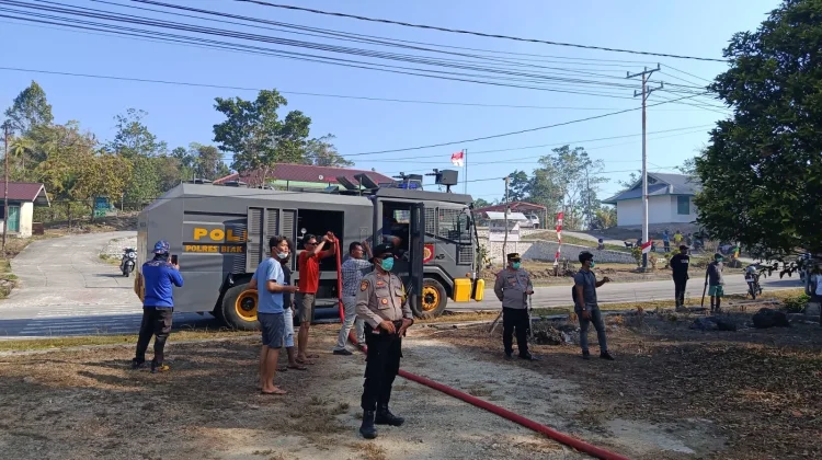 Cuaca Panas,Karhutla Terjadi disejumlah Wilayah di Biak Numfor