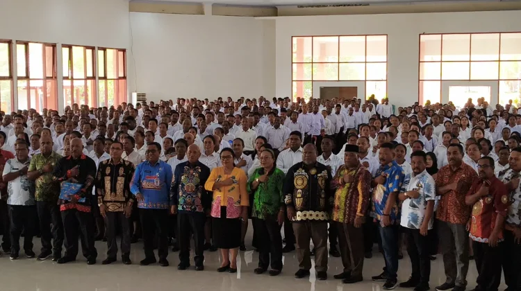 Pemkab Biak Teken Kesepakatan Kerja 634 Tenaga P3K