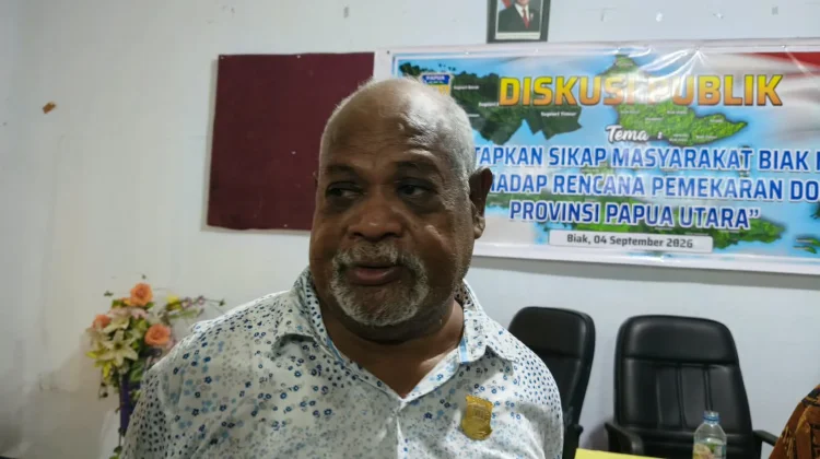 Musa Sombuk Prakarsai Diskusi DOB Papua Utara di Biak
