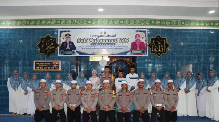 Peringatan Maulid, Kapolres Biak Numfor Ajak Personel Teladani Nabi Muhammad SAW