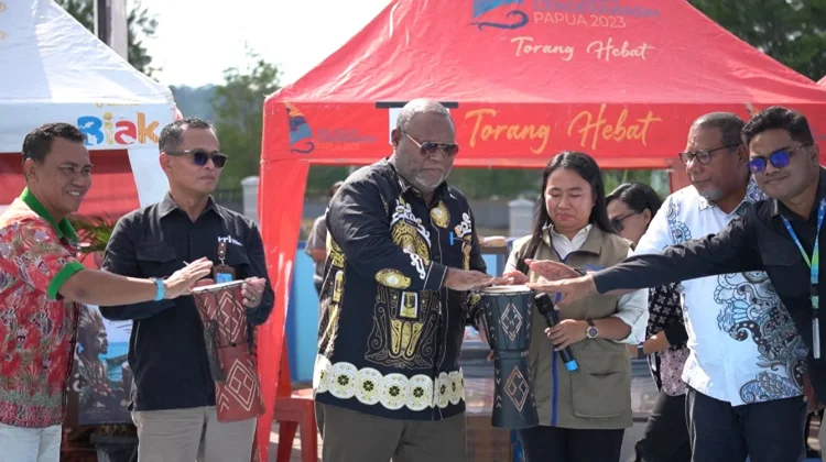 Launching RRI Fest 2026, RRI Biak Hadirkan Gerakan Pangan Murah dan Bazar UMKM