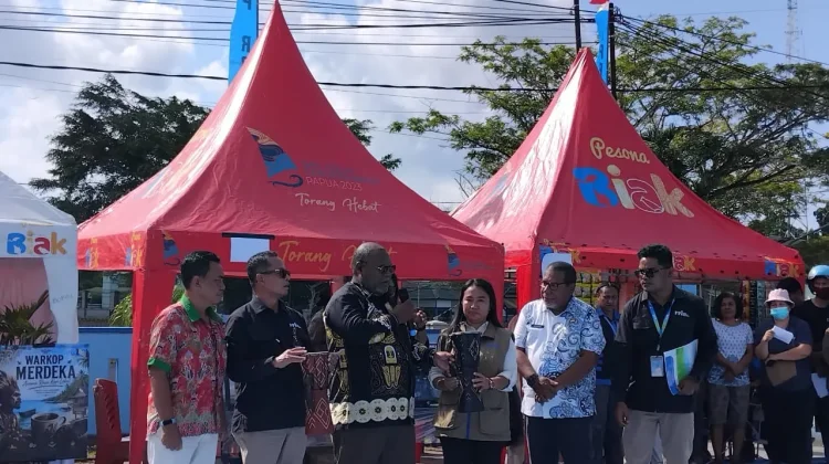 Launching RRI Fest 2026, RRI Biak Hadirkan Gerakan Pangan Murah dan Bazar UMKM