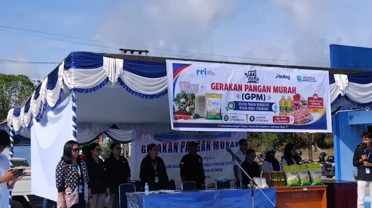 Launching RRI Fest 2026, RRI Biak Hadirkan Gerakan Pangan Murah dan Bazar UMKM