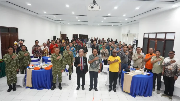 Peringatan HUT RRI Ke-81, RRI Biak Laksanakan Prosesi Penyulutan Obor Tri Prasetya