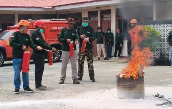 Siaga Bencana, BPKAD Biak Gelar Pelatihan Pemadaman Kebakaran
