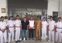 Magang Kerja Berakhir,Siswa SMKN 3 Kemaritiman Biak Numfor dikembalikan ke Sekola