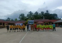 Meriahkan HUT ke-55, SMP YPPK St.Petrus Biak Gelar Turnamen Gawang Mini Tingkat SD