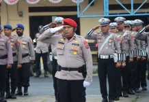 Kapolres Biak Numfor, AKBP Ari Trestiawan Pimpin Upacara Harkitnas ke-118