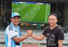 Videotron Raksasa BBC Biak Gratiskan Nobar Piala Dunia