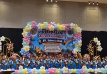 Pelepasan Murid Kelompok B TK Sukaria Biak, Tanamkan Fondasi Karakter Akhlak Mulia