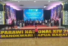 Pesparawi Nasional ke-14 Manokwari Ajak Kontingen Memuliakan Tuhan