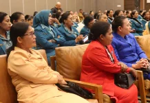 Ketua TP PKK dan Bunda Paud Se-Kabupaten Biak Numfor 2025–2030, Resmi Dilantik